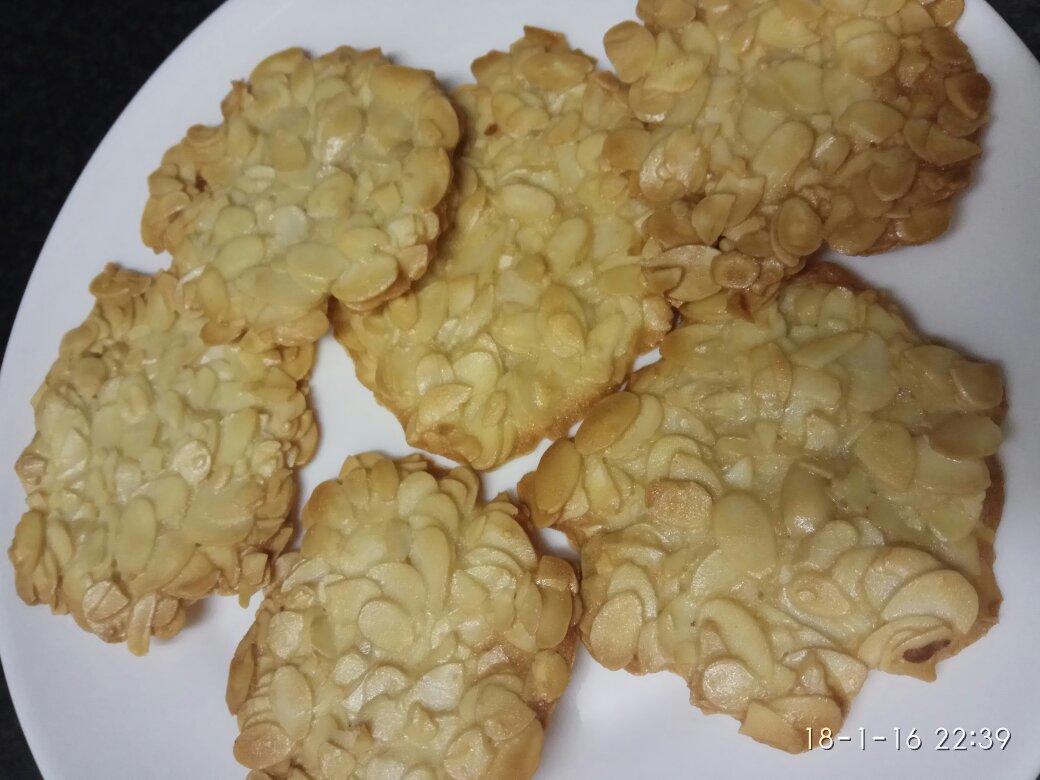 Pierre Herme的杏仁瓦片