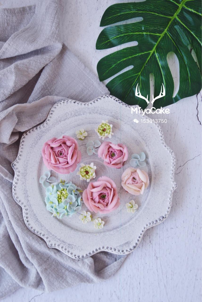 韩式豆沙裱花-豆沙霜配方大全