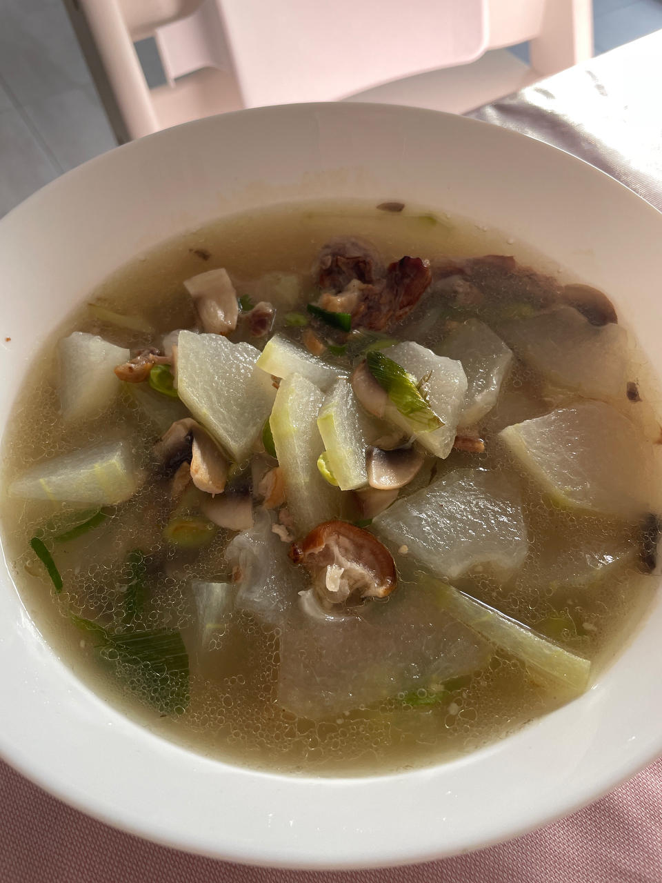 冬瓜火腿汤 鲜得掉眉毛！