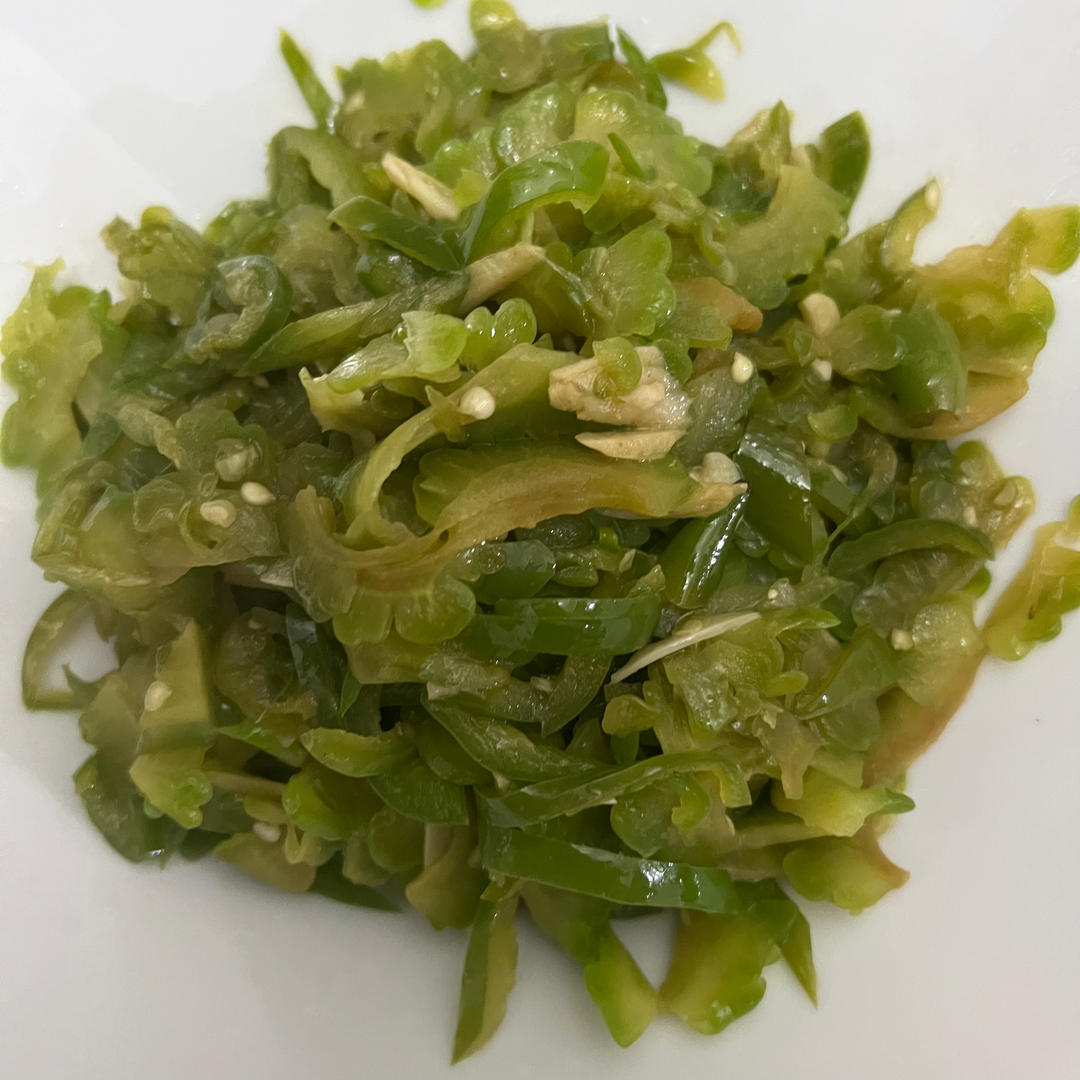 清炒苦瓜（一点都不苦）