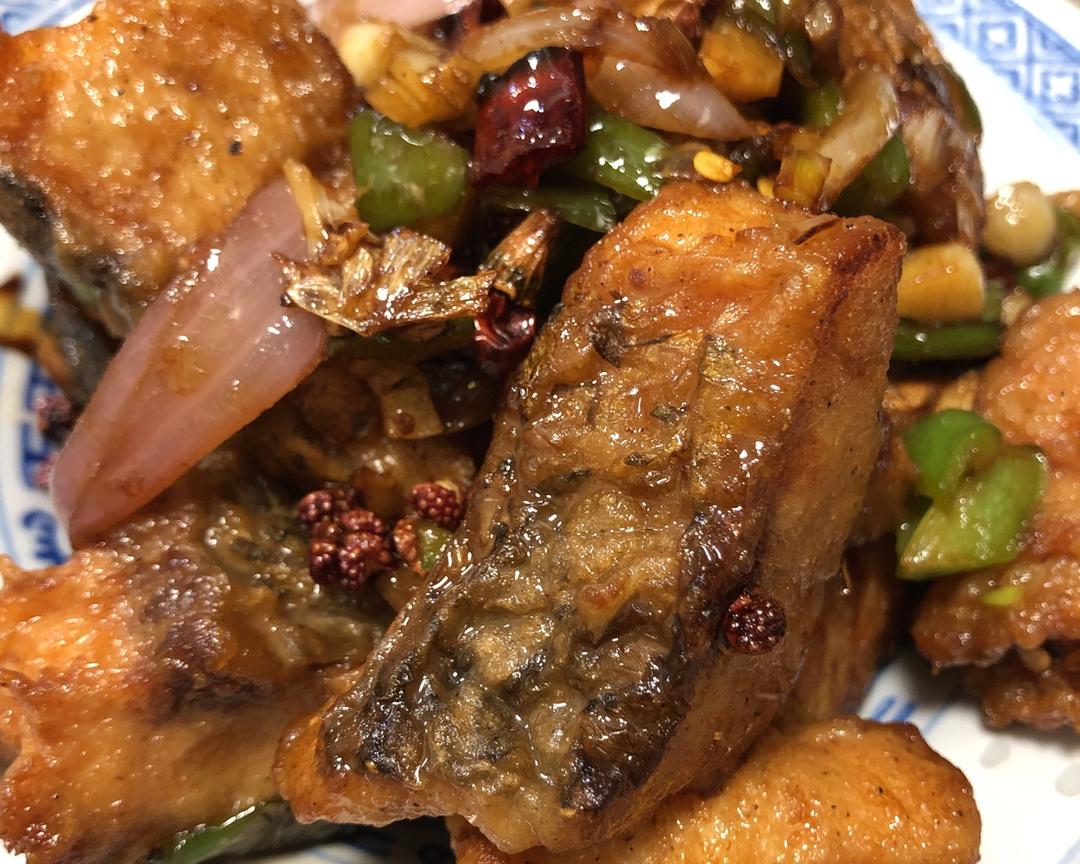 干烧糍粑鱼 烩鱼块