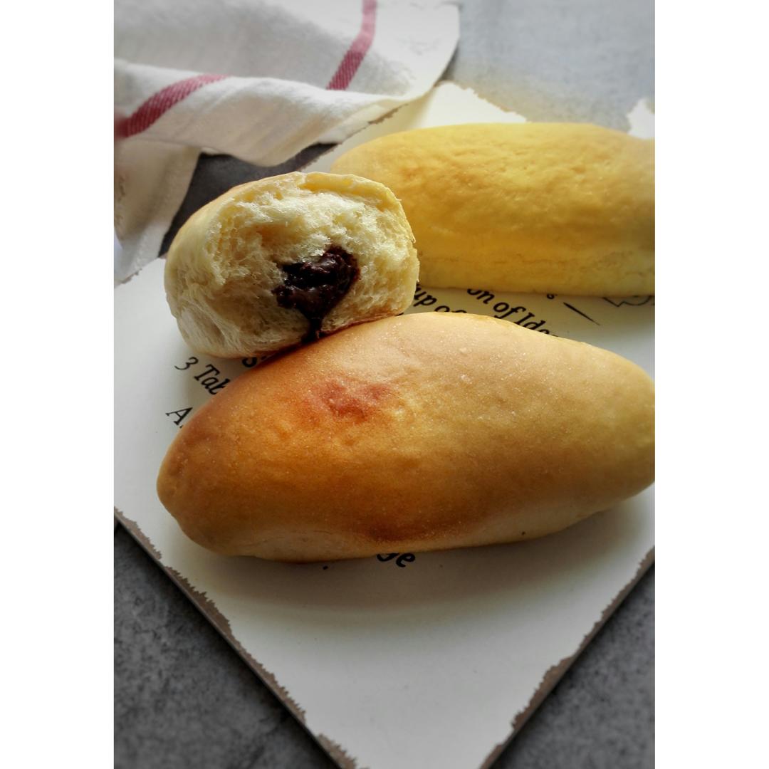 wh9h老九做的巧克力夹心多纳高面包