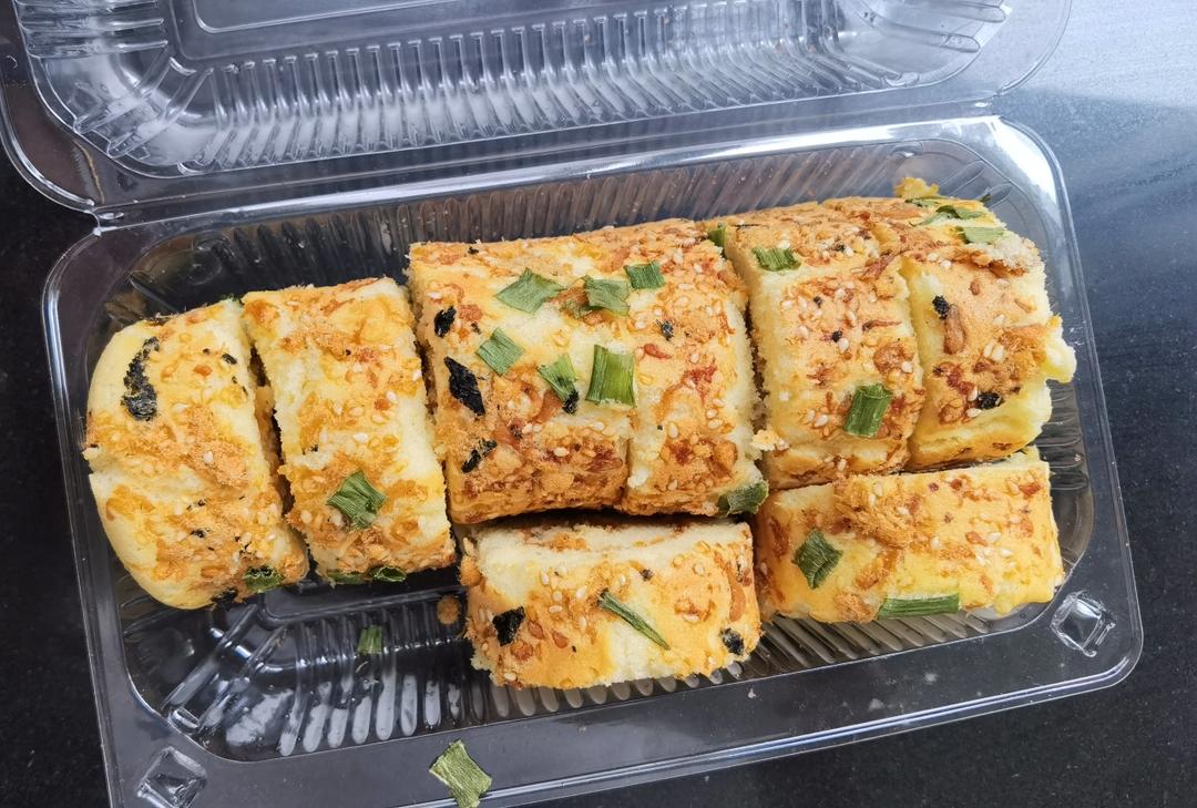 香葱肉松卷 蛋糕卷-无敌美味