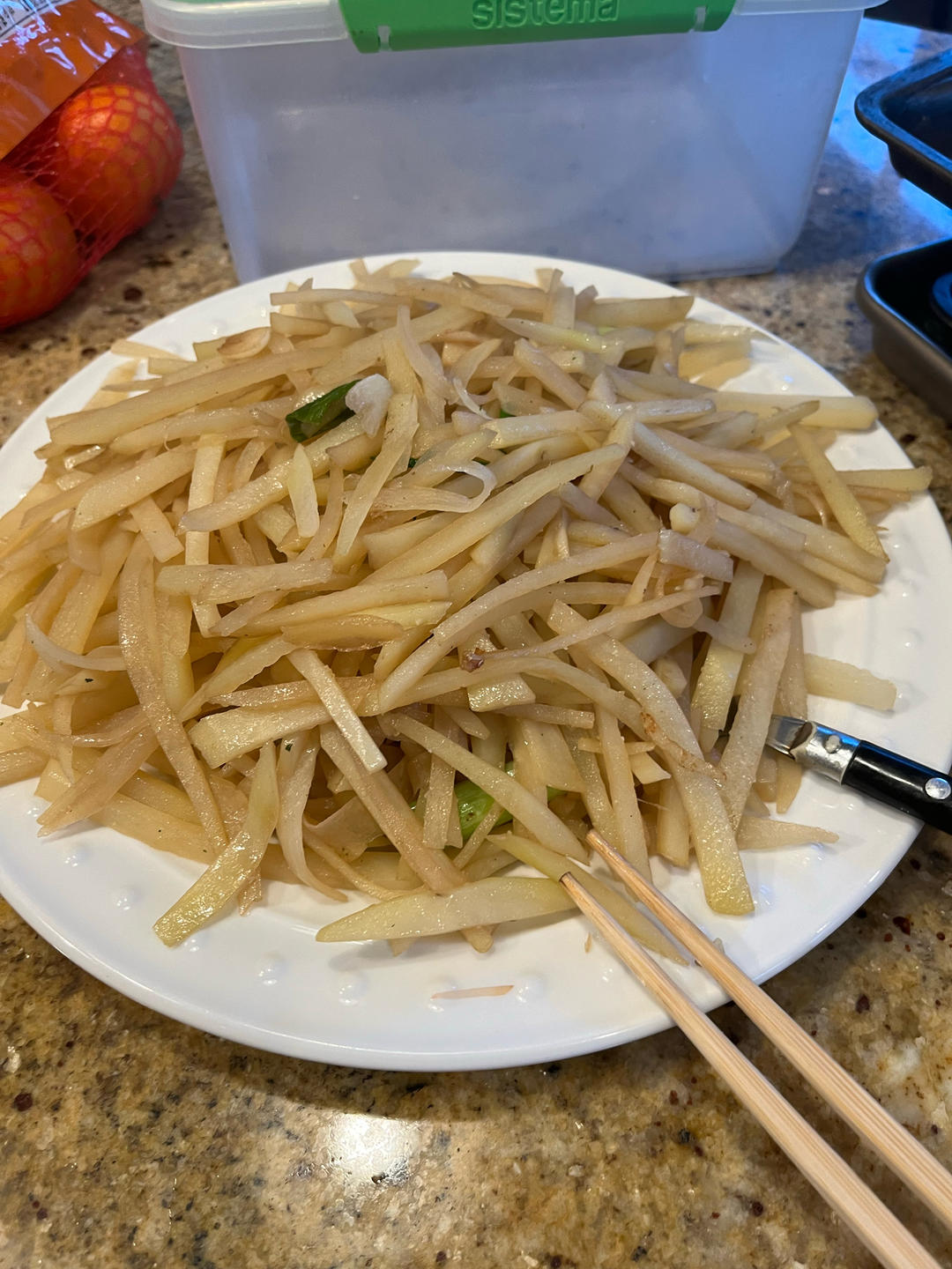 简单快手的土豆丝炒肉丝！拌饭绝绝子！！