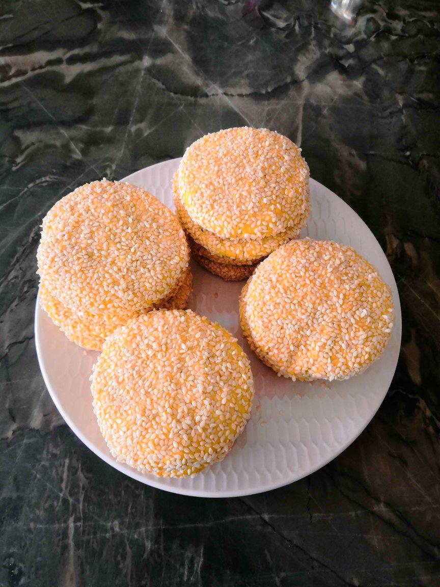 芝麻南瓜饼（豆沙馅）