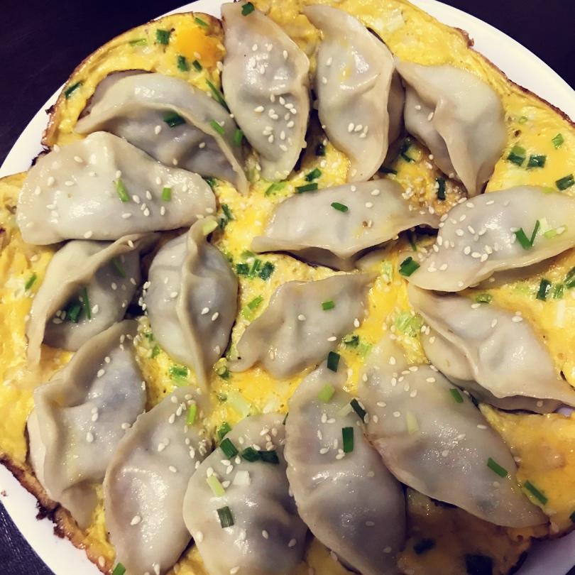 懒人快手抱蛋煎饺