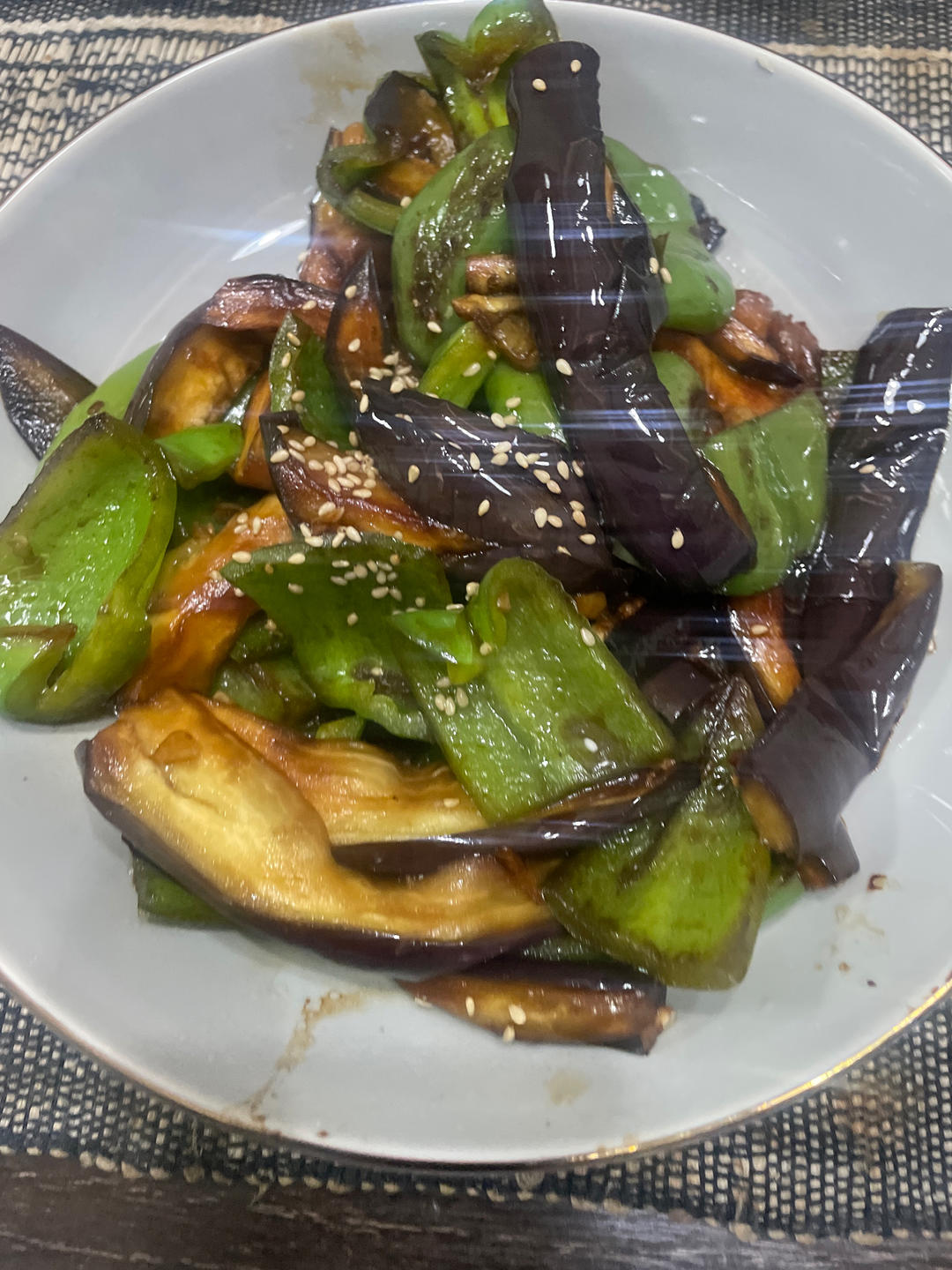 辣椒炒茄子