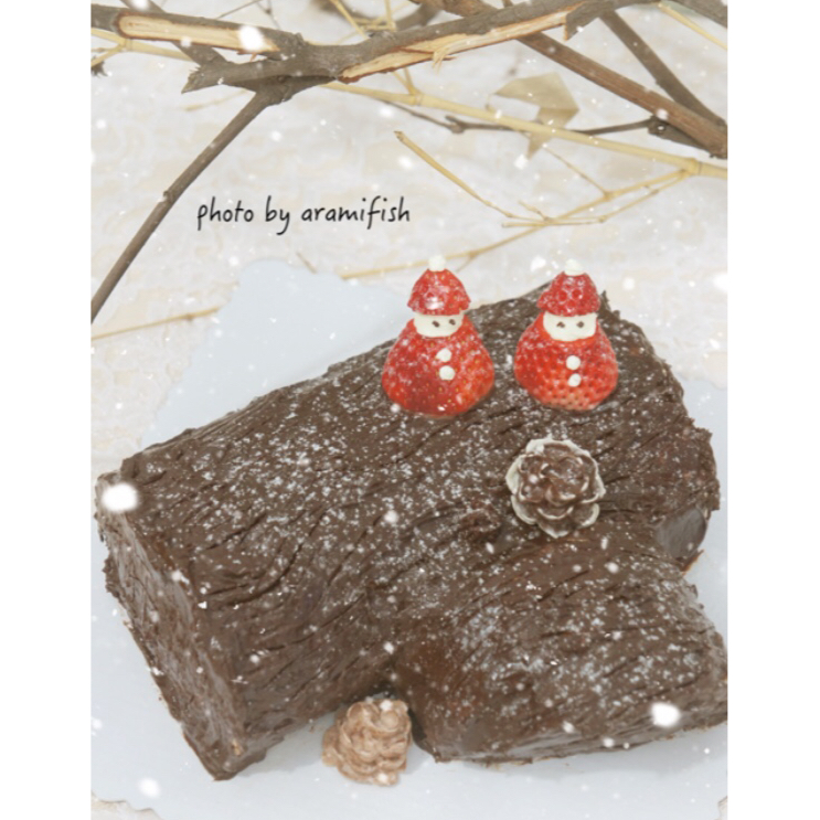 圣诞树干蛋糕（Christmas Log）