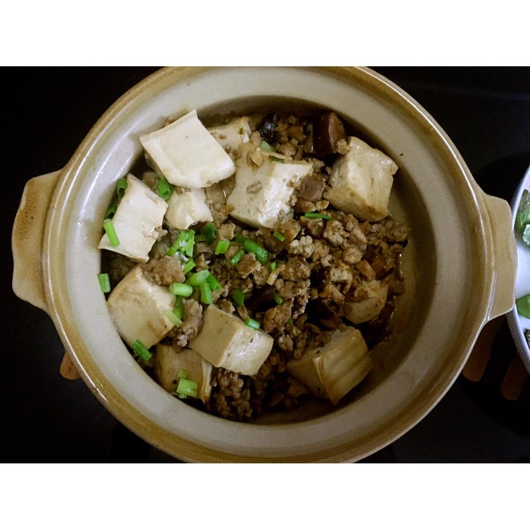 超级下饭的香菇肉沫豆腐