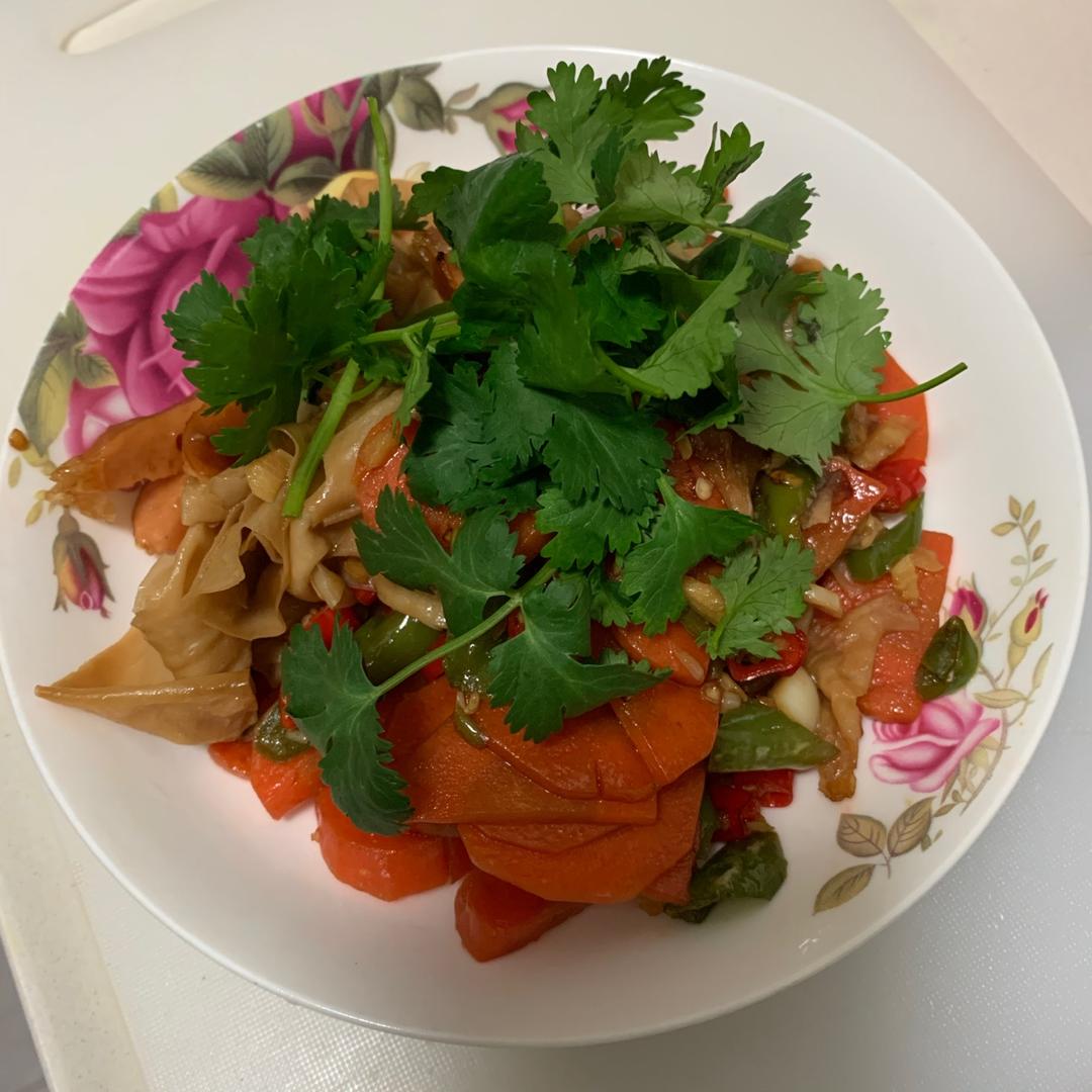 好吃下饭的炒豆皮
