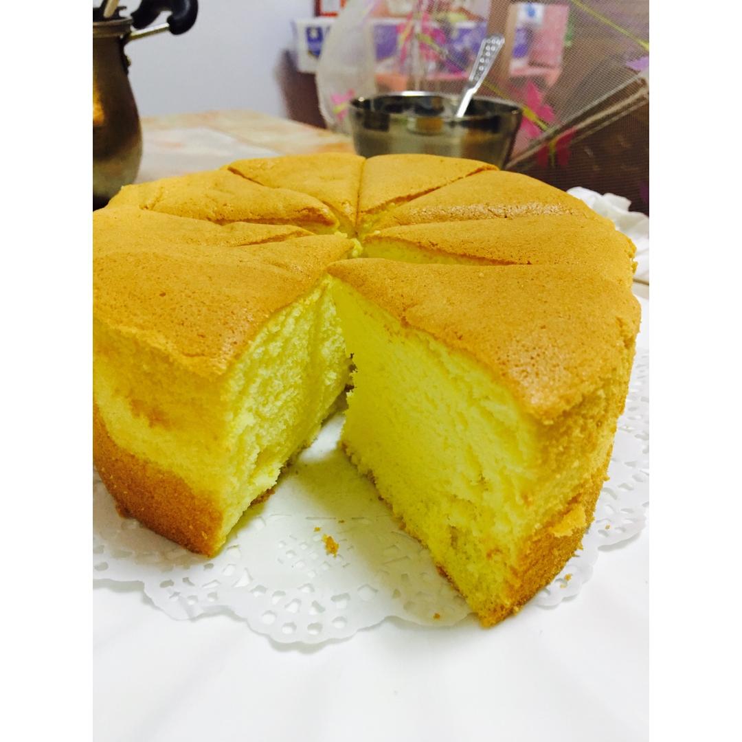 戚风蛋糕完美脱模+切片