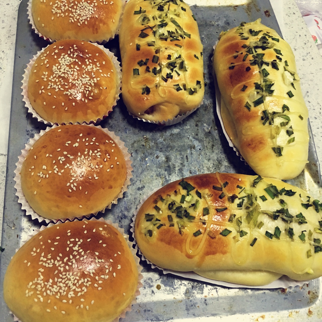 葱香面包