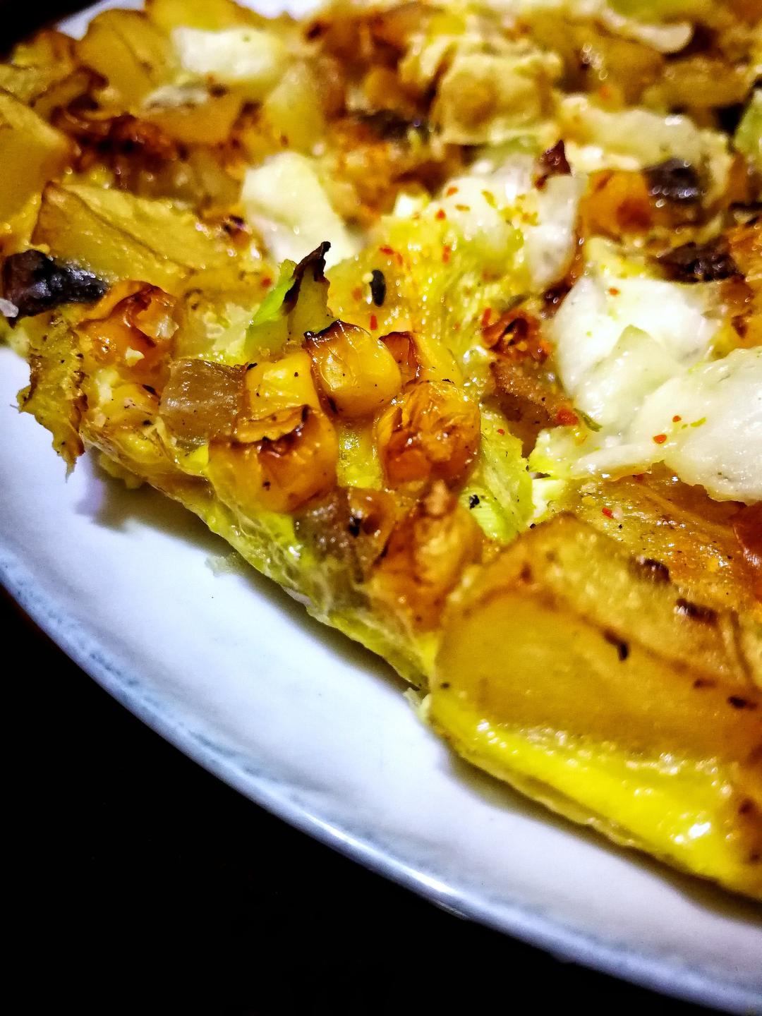 甜玉米菲达芝士tortilla