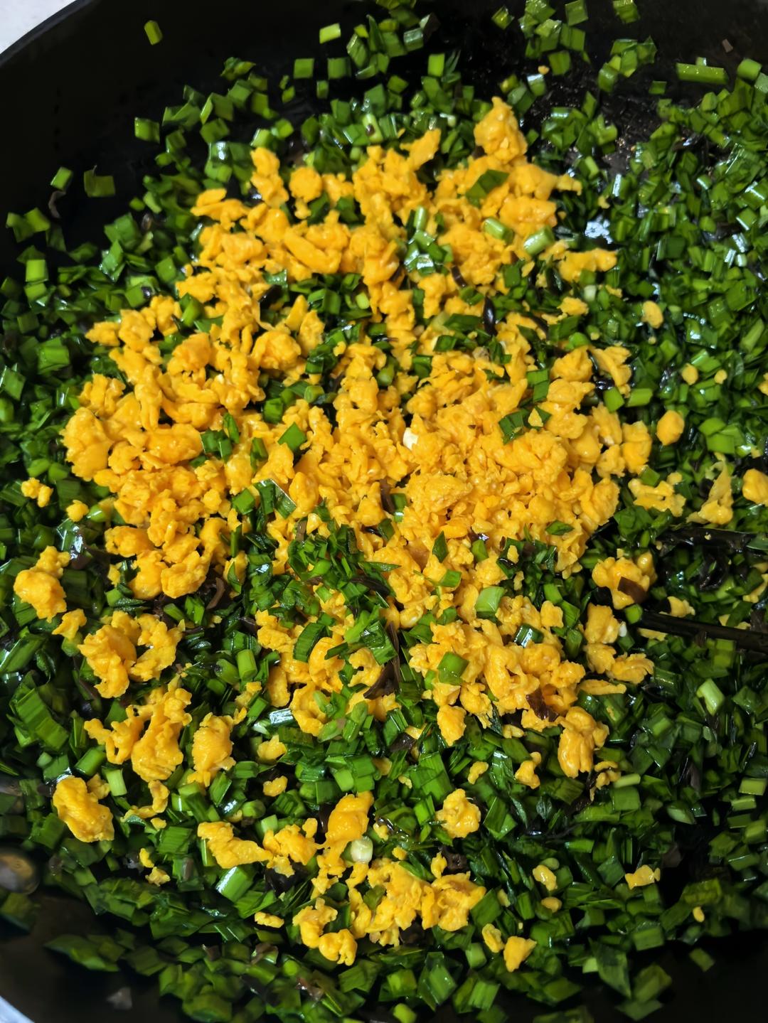 雞蛋韭菜餡餃子??