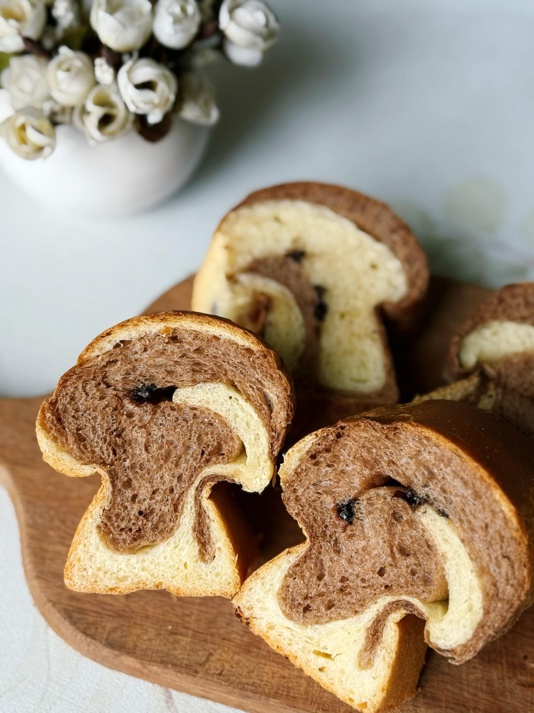 紫薯三色蘑菇头mini吐司