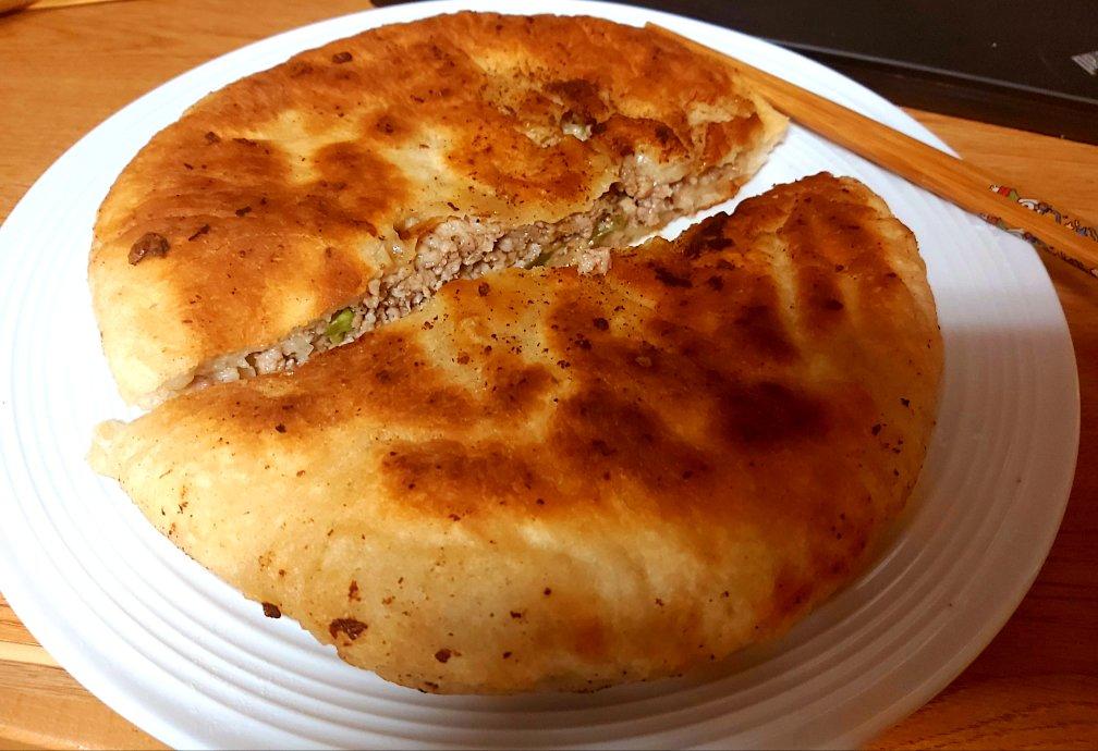 快手葱花肉饼