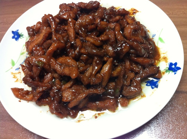 京酱肉丝