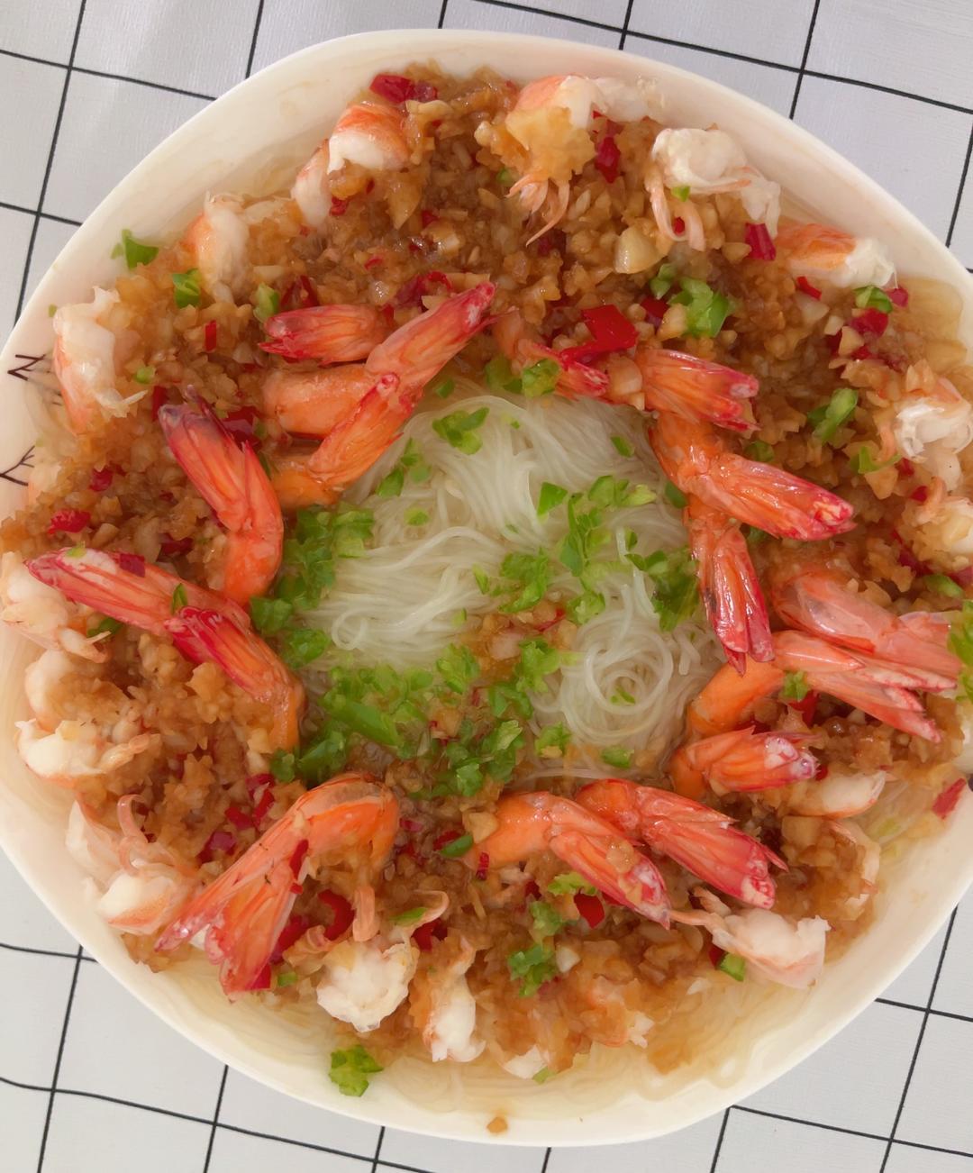 蒜蓉粉丝开背虾