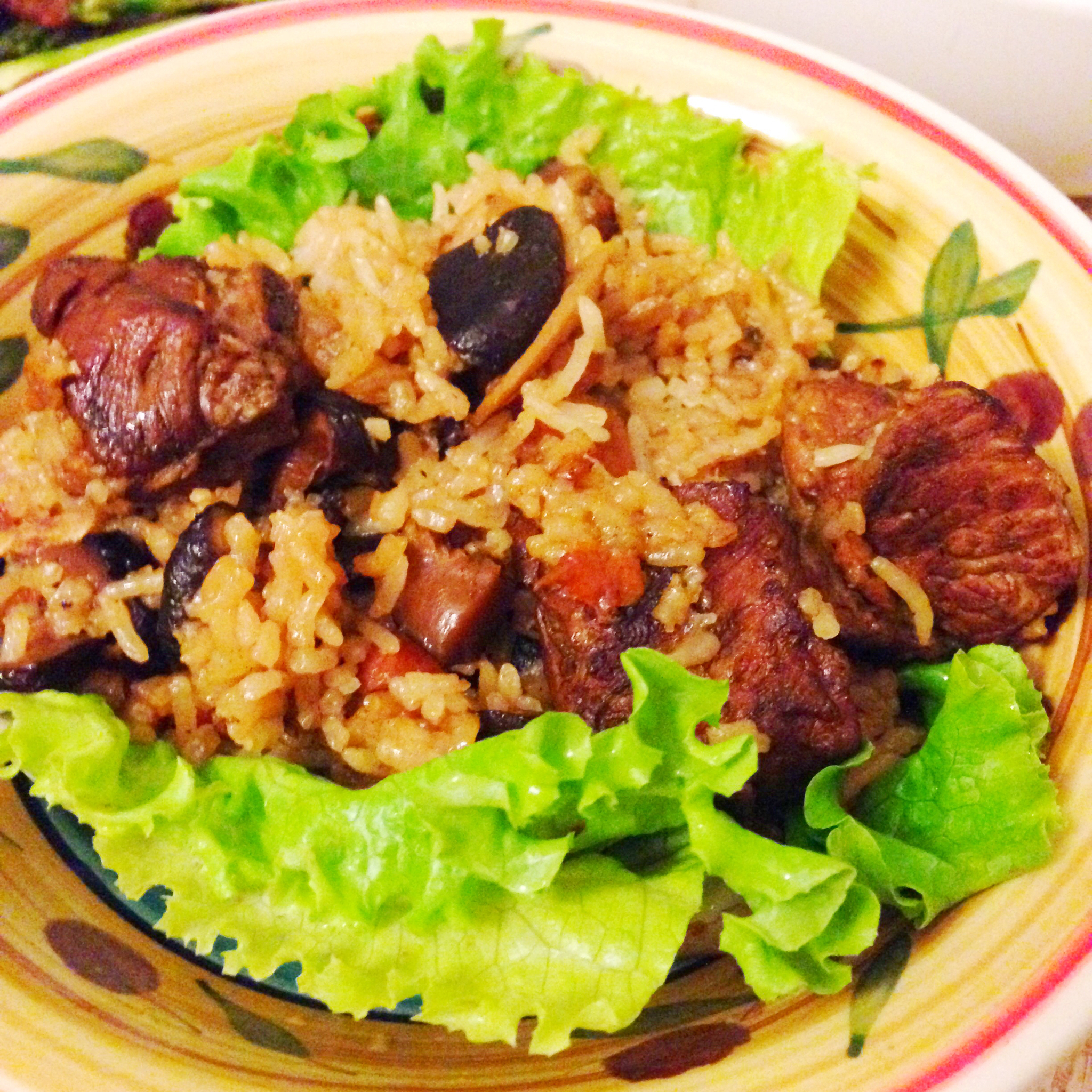 喷香排骨焖饭（爆好吃）