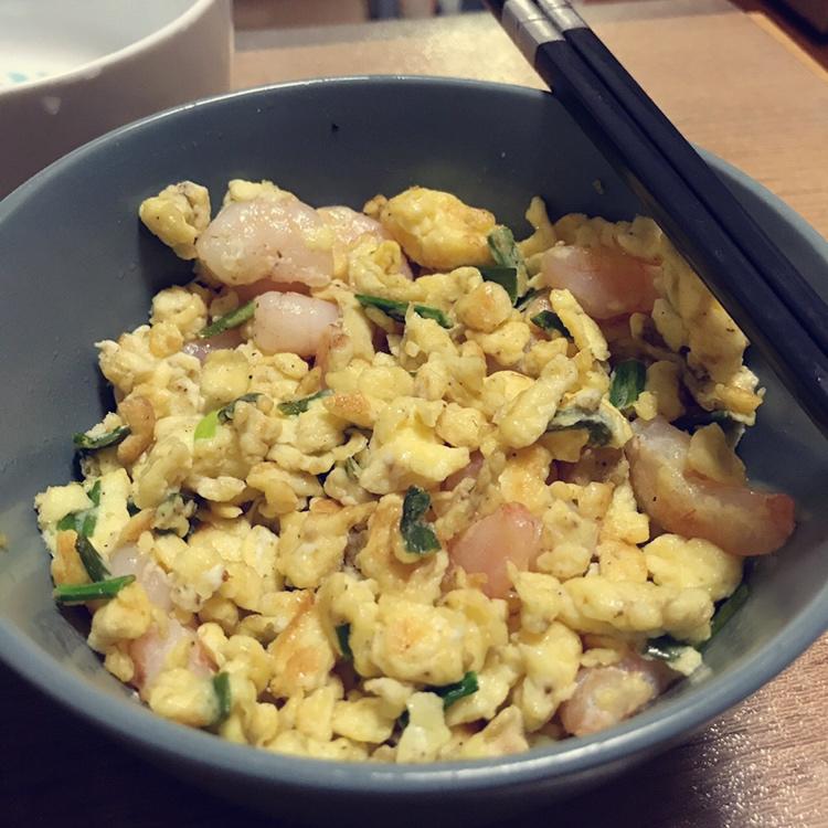 虾仁炒蛋