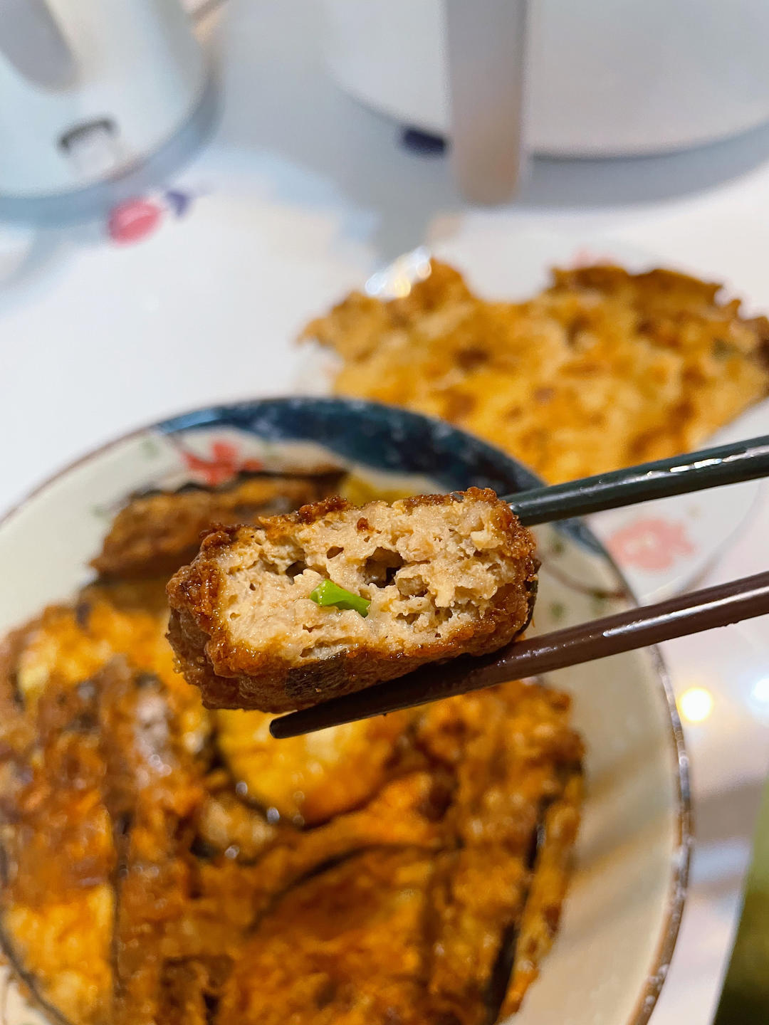 家常主食 炸茄盒 肉馅儿茄子