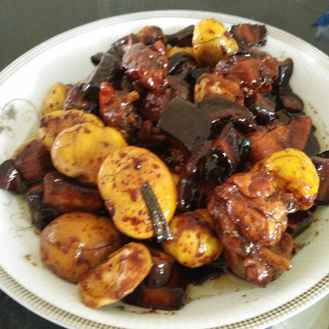 香菇板栗烧鸡