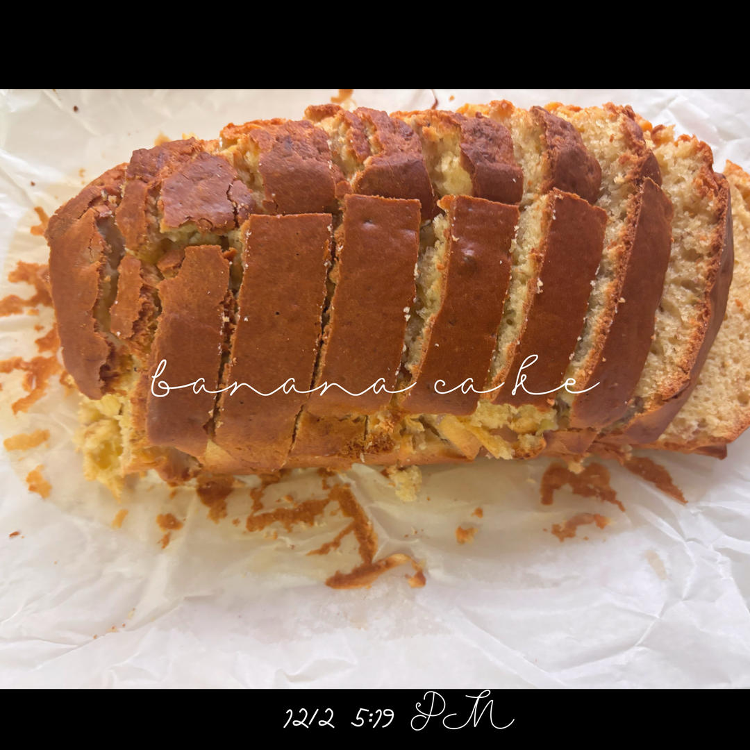 香蕉蛋糕 banana bread （非低糖）传统配方