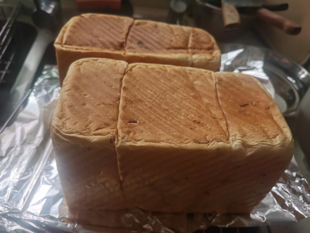 一次冷藏发酵吐司超级拉丝柔软(手揉出手套膜)