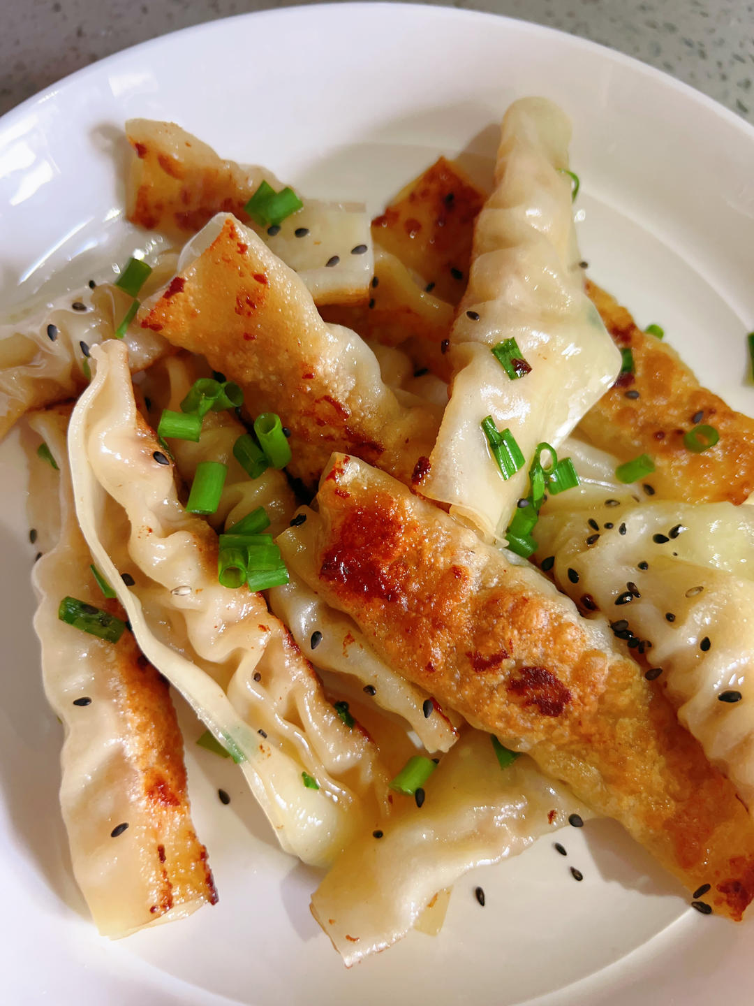 锅贴（馄饨皮版）