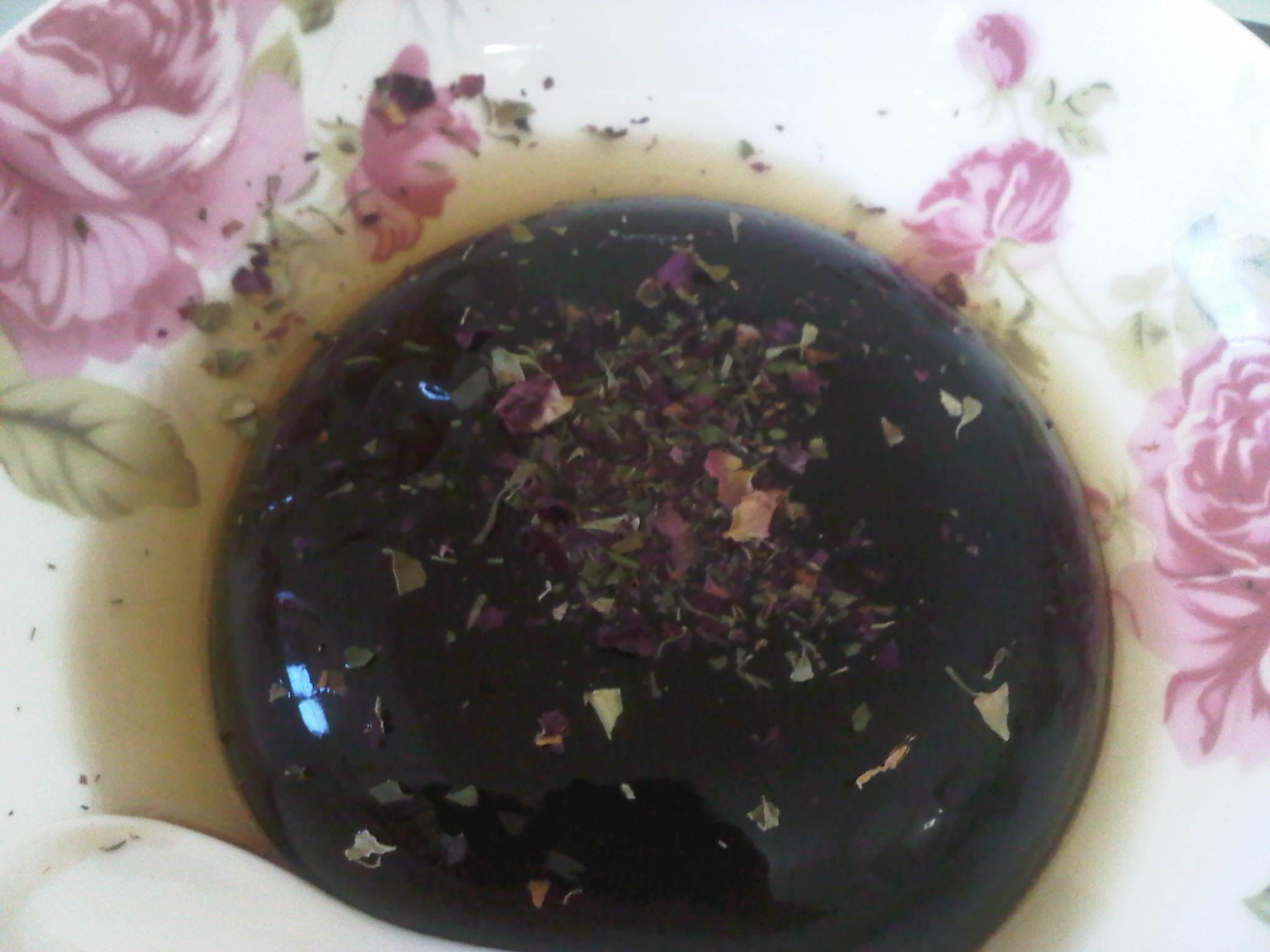玫瑰花茶龟苓膏的做法