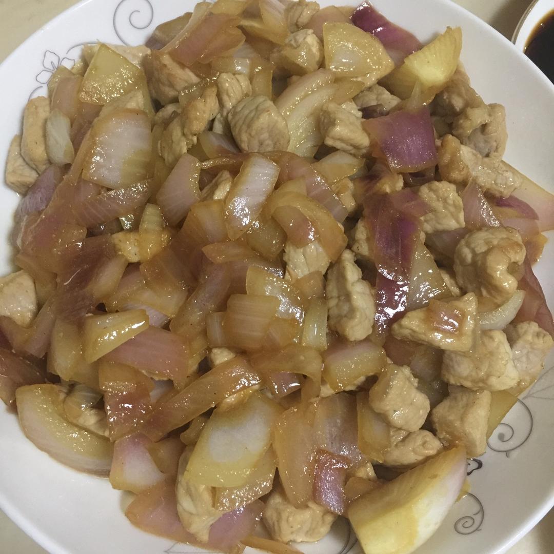 洋葱炒肉