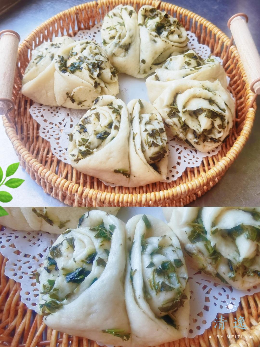 花椒叶花卷的做法