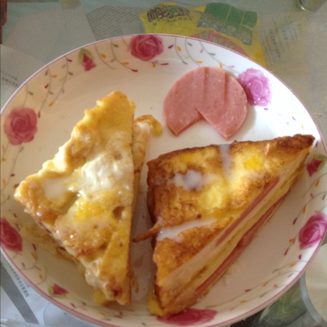 港式小食火腿西多士