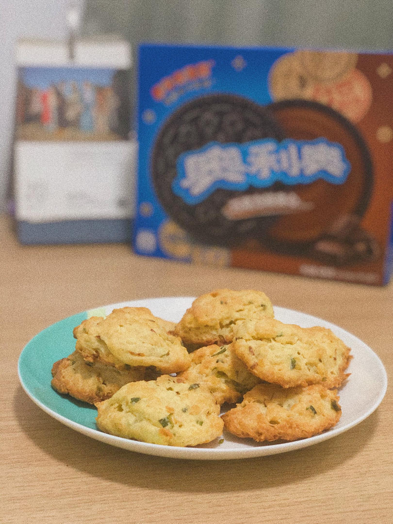 【小高姐】香葱饼干 材料做法都简单的酥软饼干