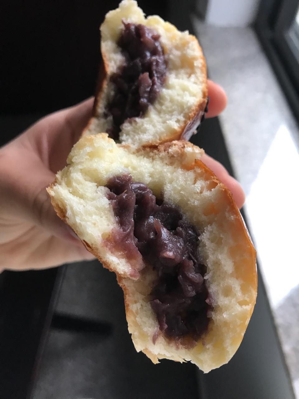 免揉豆沙小面包