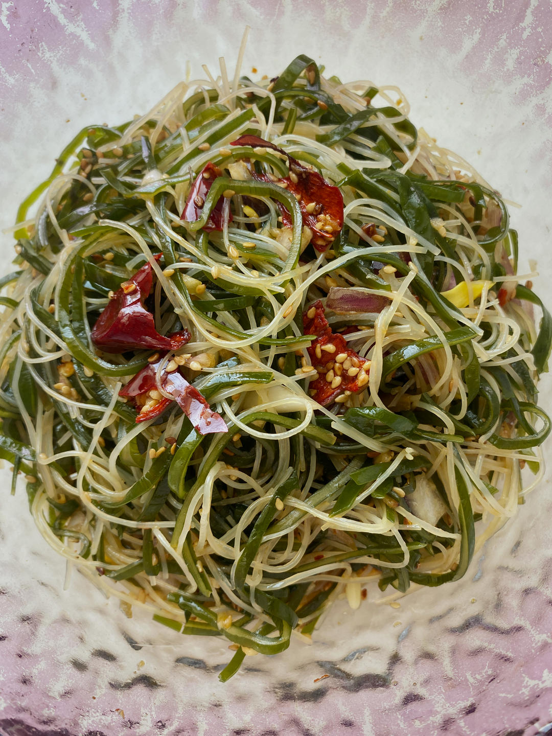 凉拌酸辣海带丝