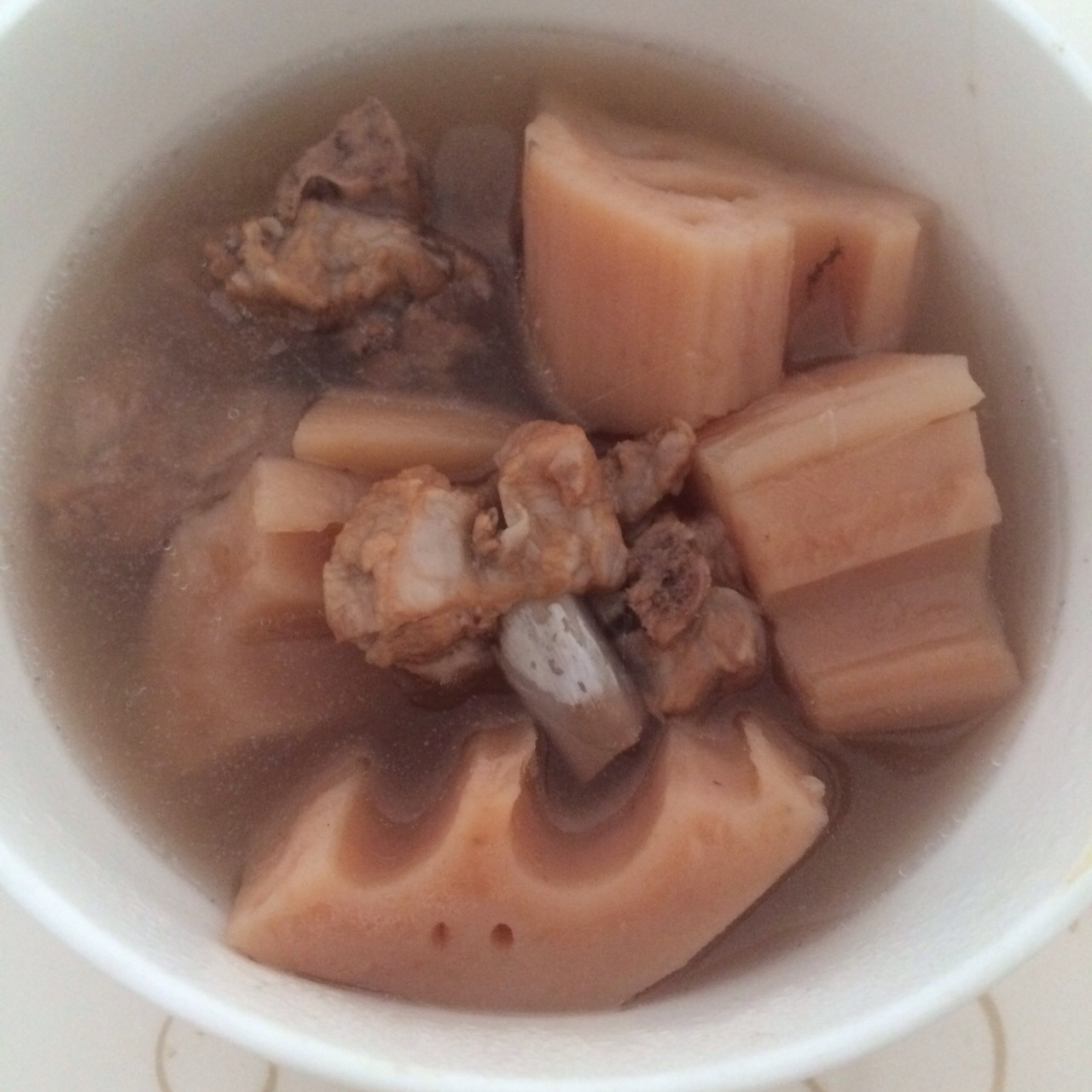 莲藕排骨汤