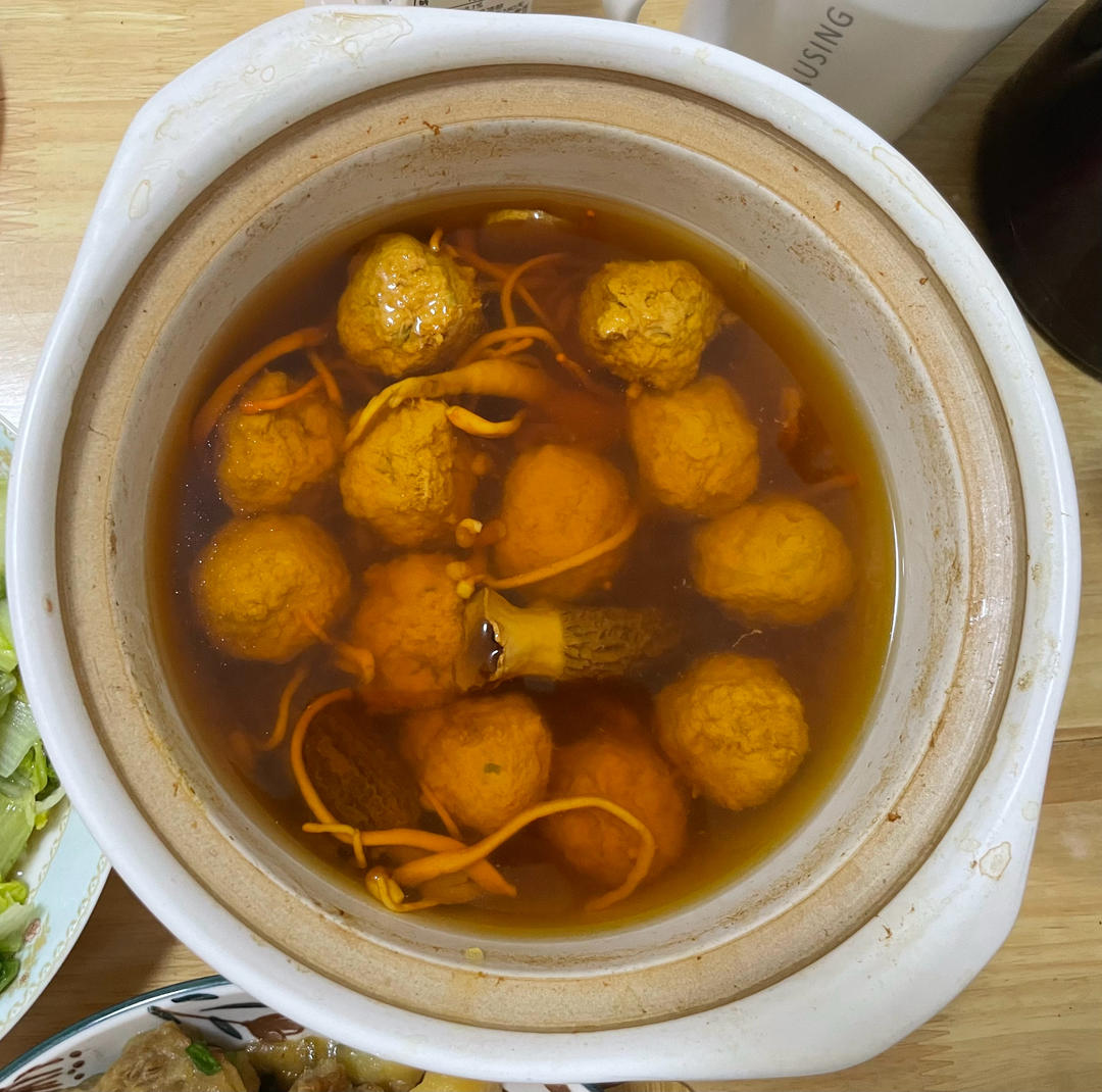 虫草花瘦肉汤