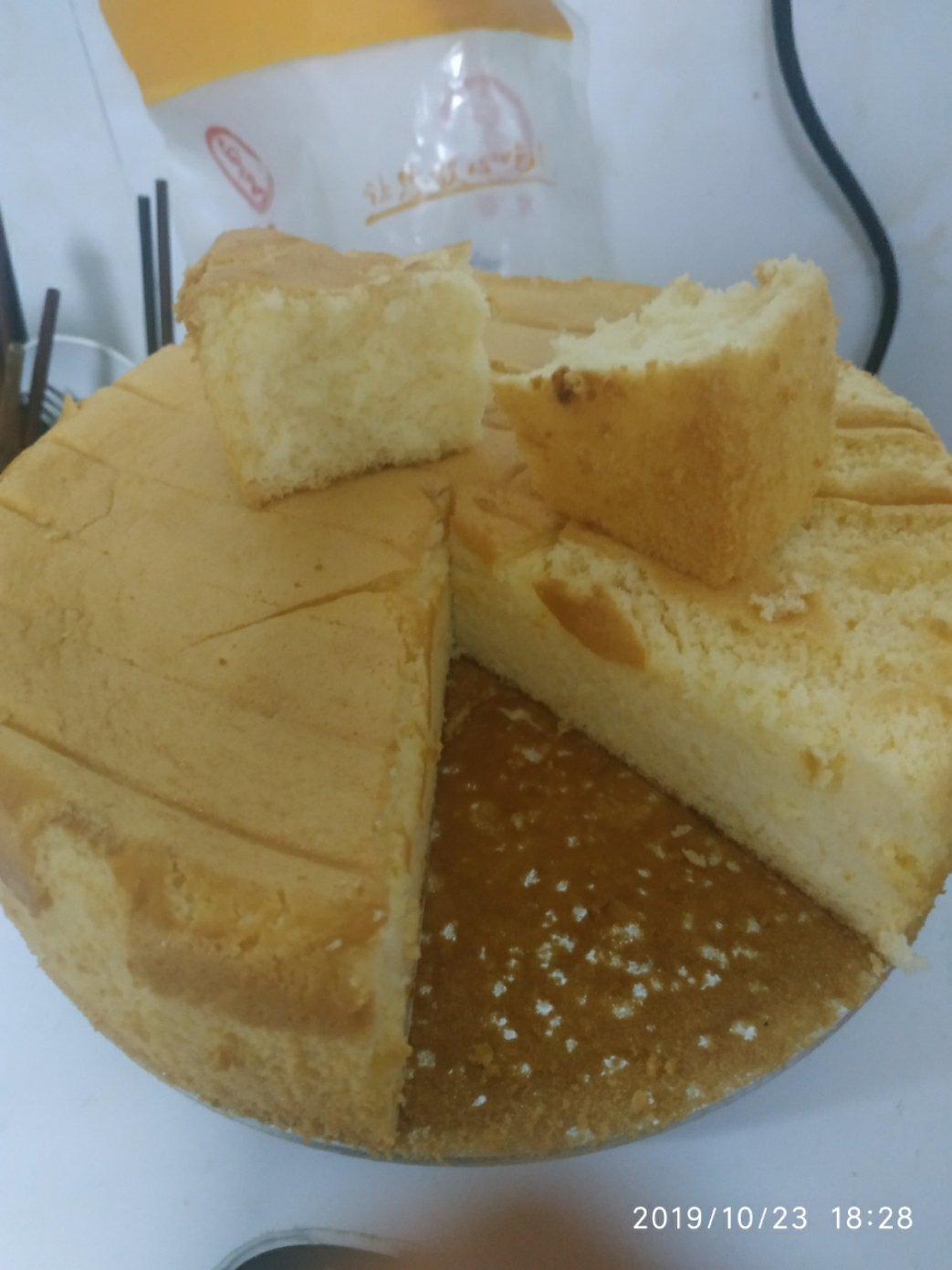 超好记八寸戚风蛋糕（后蛋法）