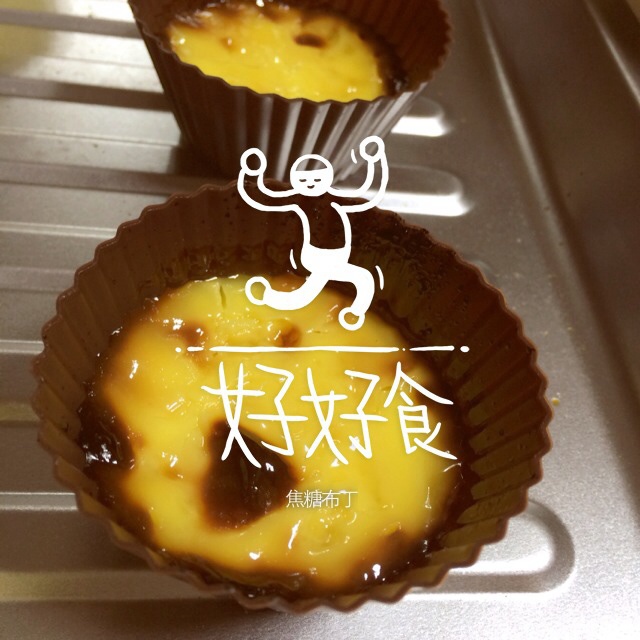 Crèmebrulée。法式烤布雷。焦糖布丁。