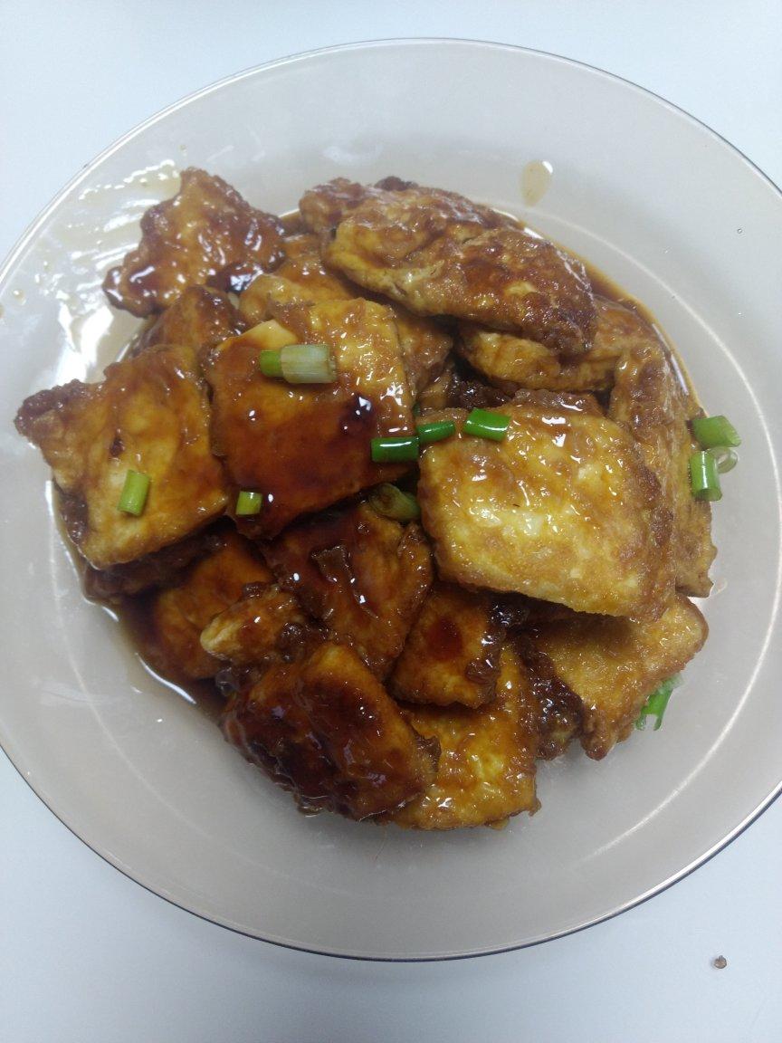 蚝油嫩豆腐