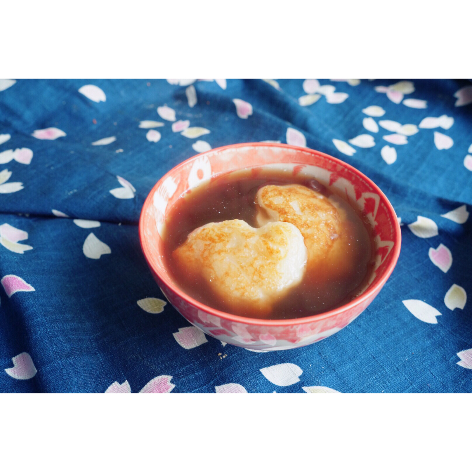 烤麻糬红豆汤