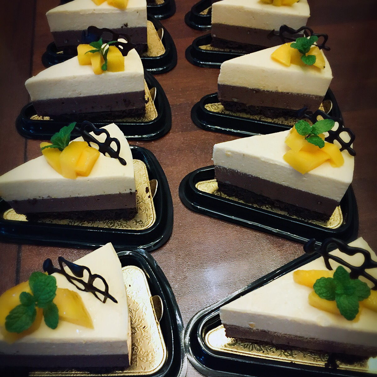 巧克力芒果慕斯