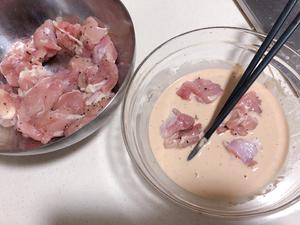（作弊版）超简单！日式炸鸡块佐塔塔酱与味增汤的做法 步骤4