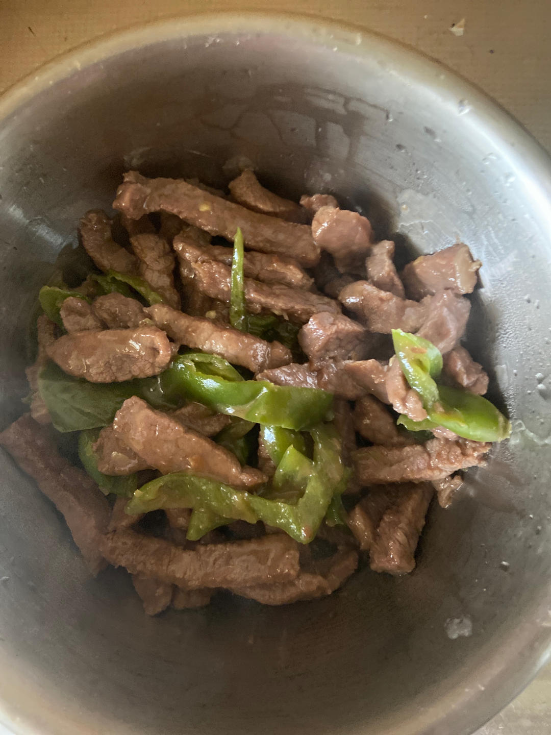 绝对不会炒老的尖椒牛柳