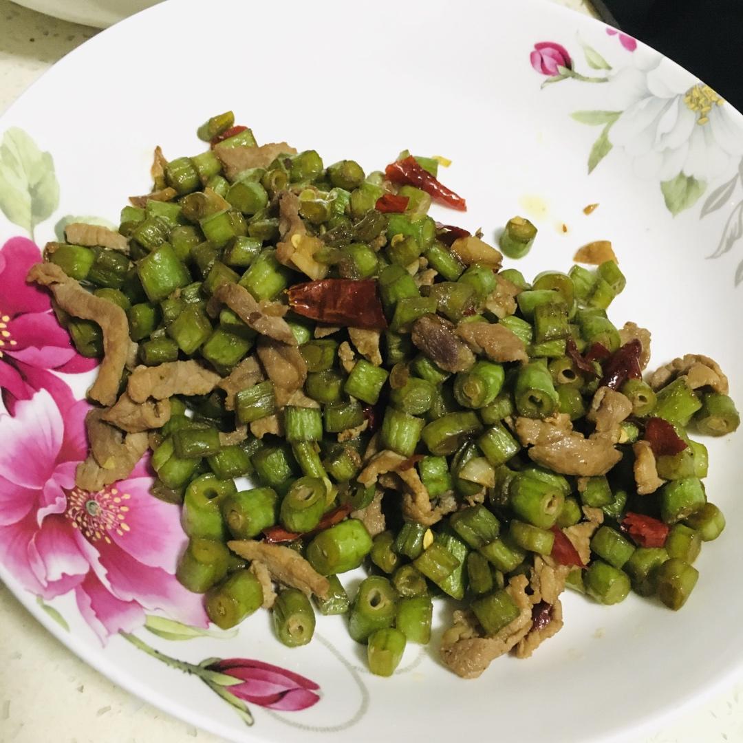 肉沫豆角下饭菜