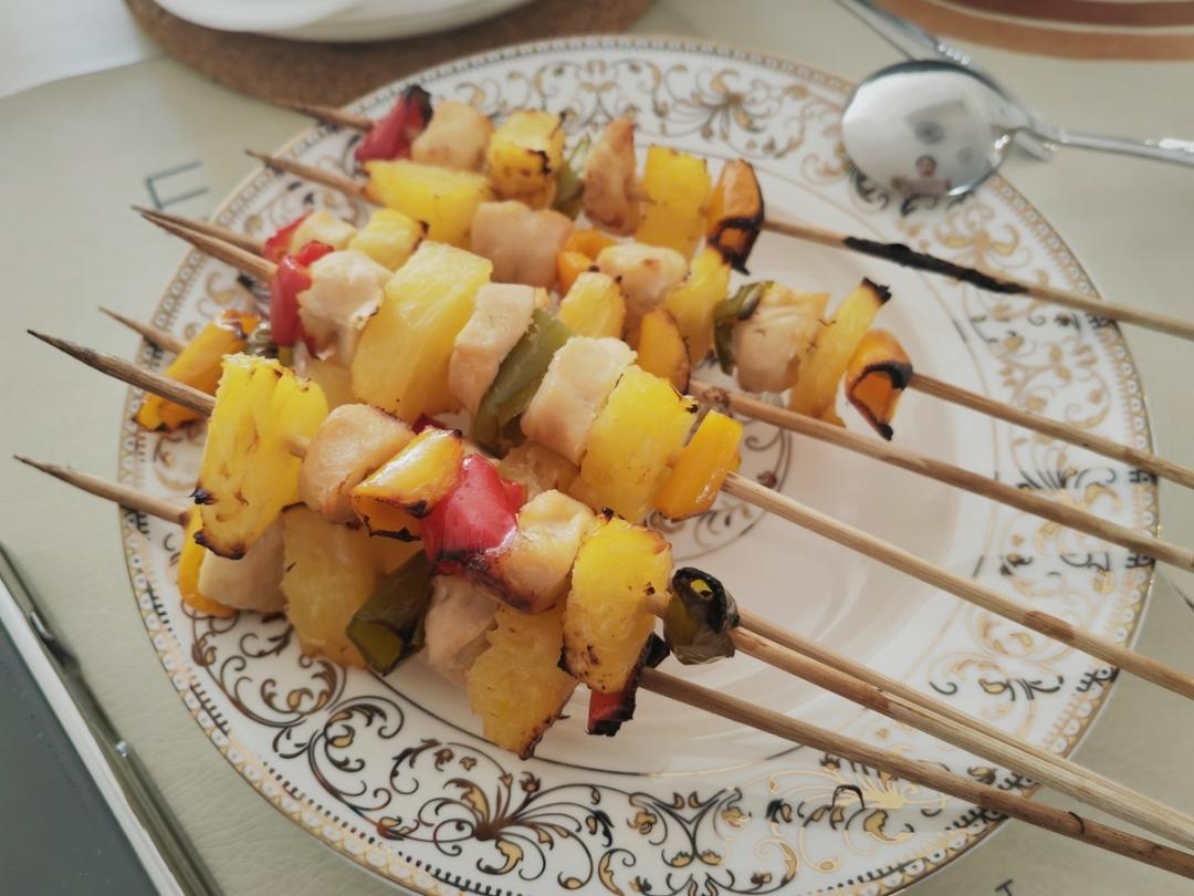 彩椒鸡肉串-凯度蒸烤箱
