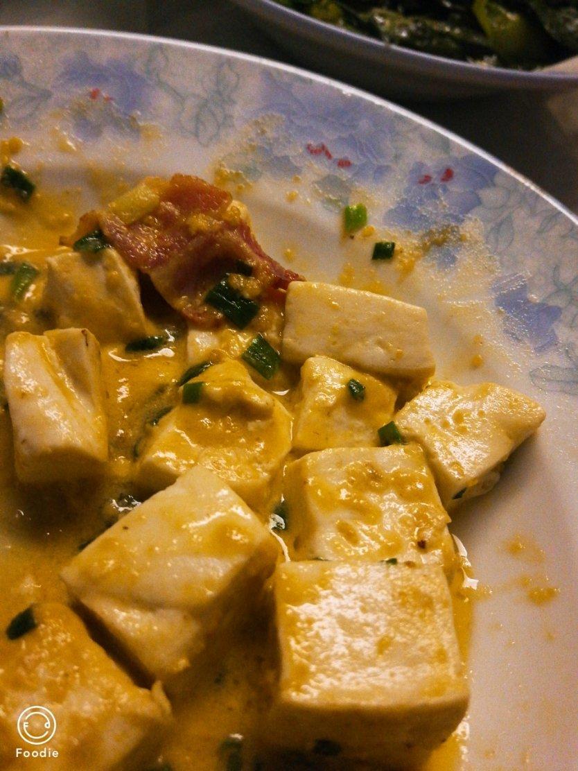 老丁的私房菜-蟹黄豆腐