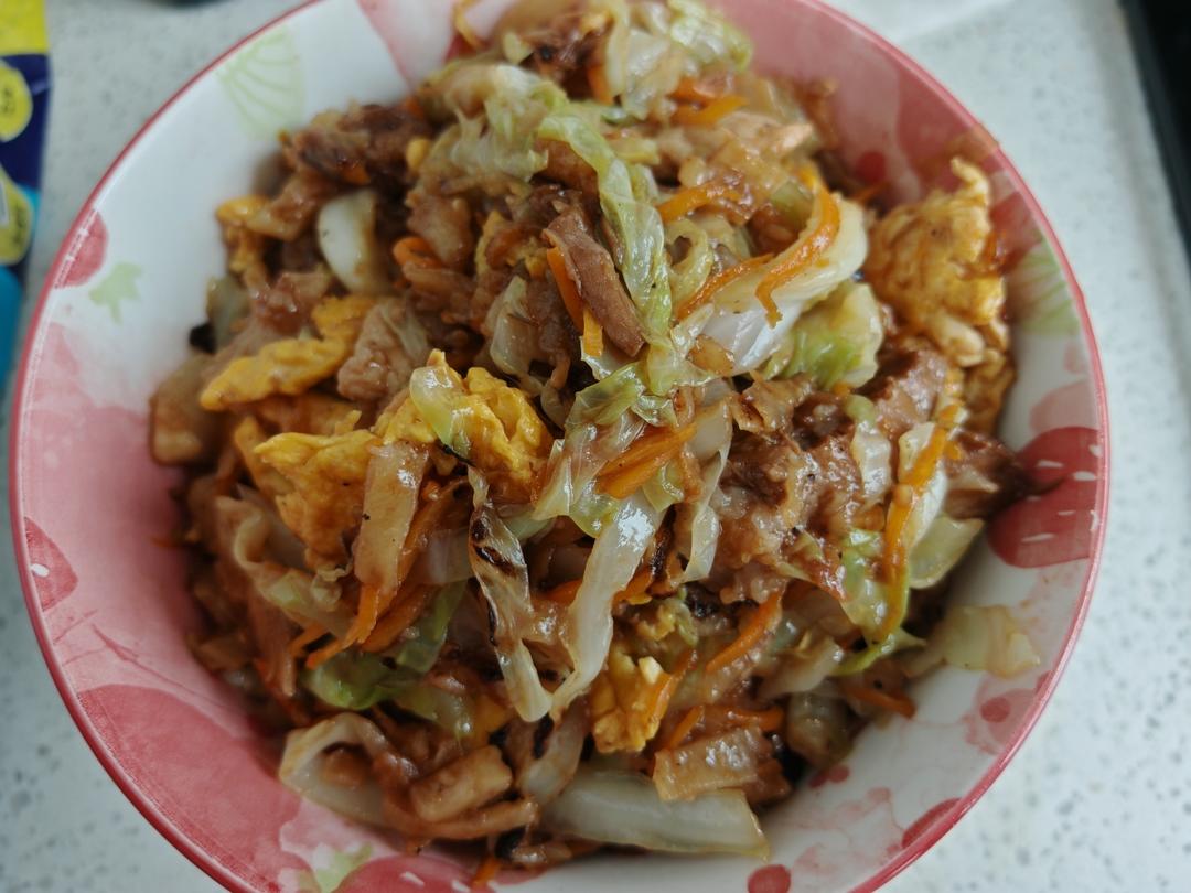 老北京素炒饼(肉炒饼)