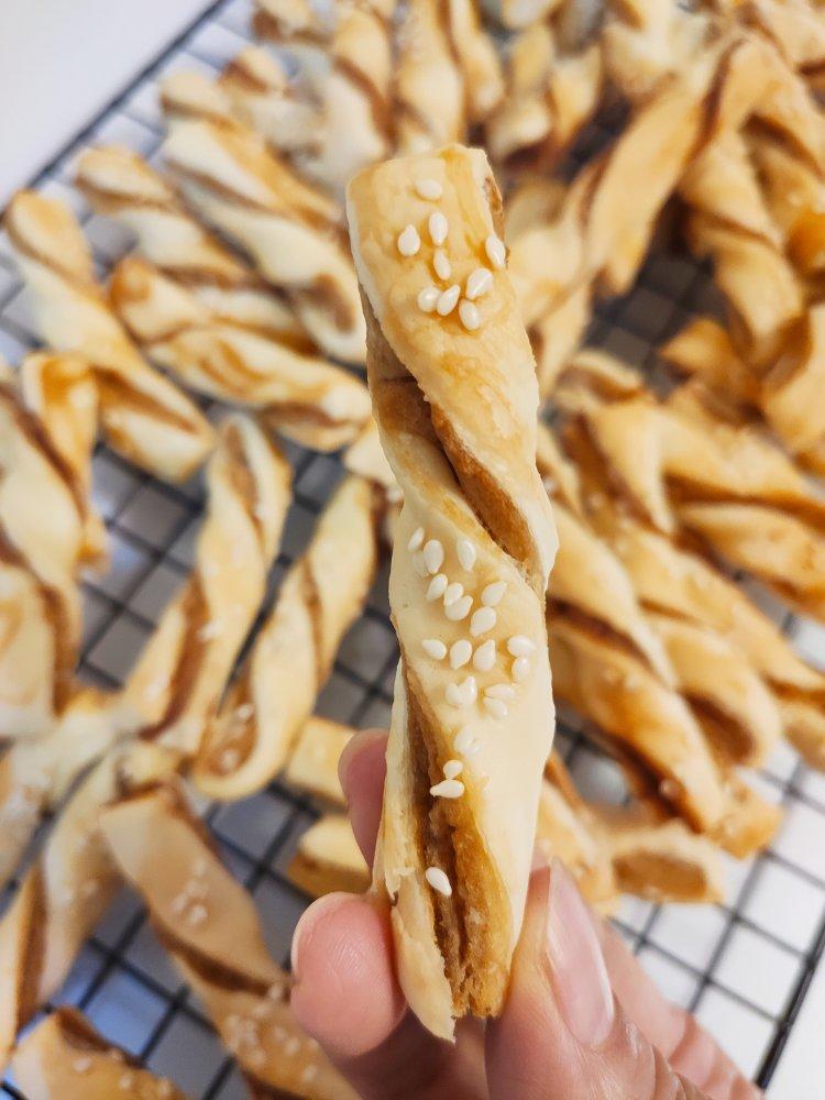 ㊙️酥到掉渣❗️🔥好吃到舔手指的豆沙扭扭酥❗️